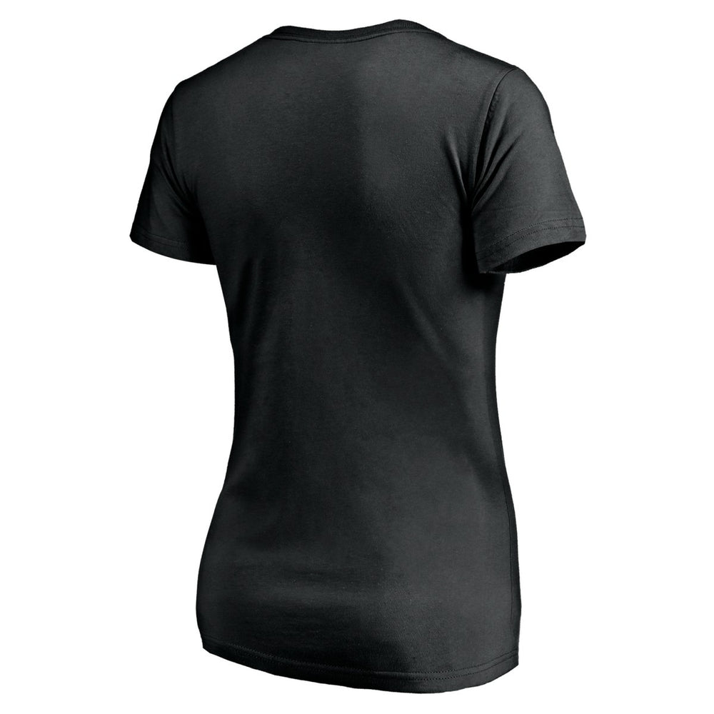 Los Angeles Lakers Women's Mascot In Bounds V-Neck T-Shirt Black