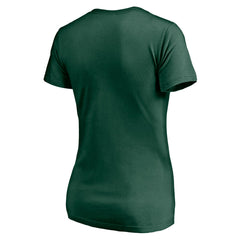 Milwaukee Bucks Women's Mascot In Bounds V-Neck T-Shirt Hunter Green