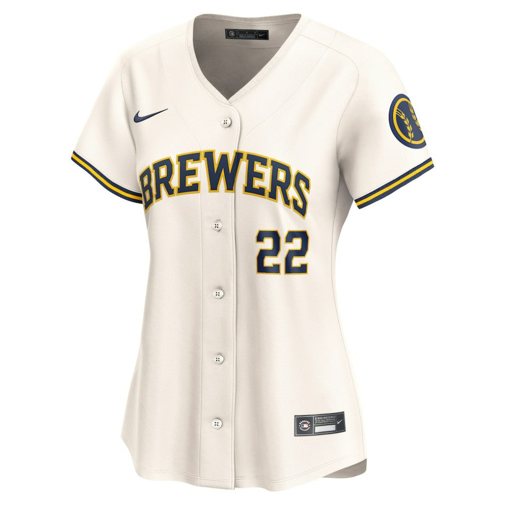 Christian Yelich Milwaukee Brewers Nike Women's Home Limited Player Jersey for sale