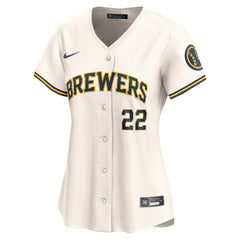 Christian Yelich Milwaukee Brewers Nike Women's Home Limited Player Jersey for sale