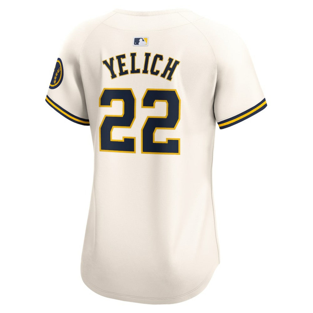 Christian Yelich Milwaukee Brewers Nike Women's Home Limited Player Jersey for sale