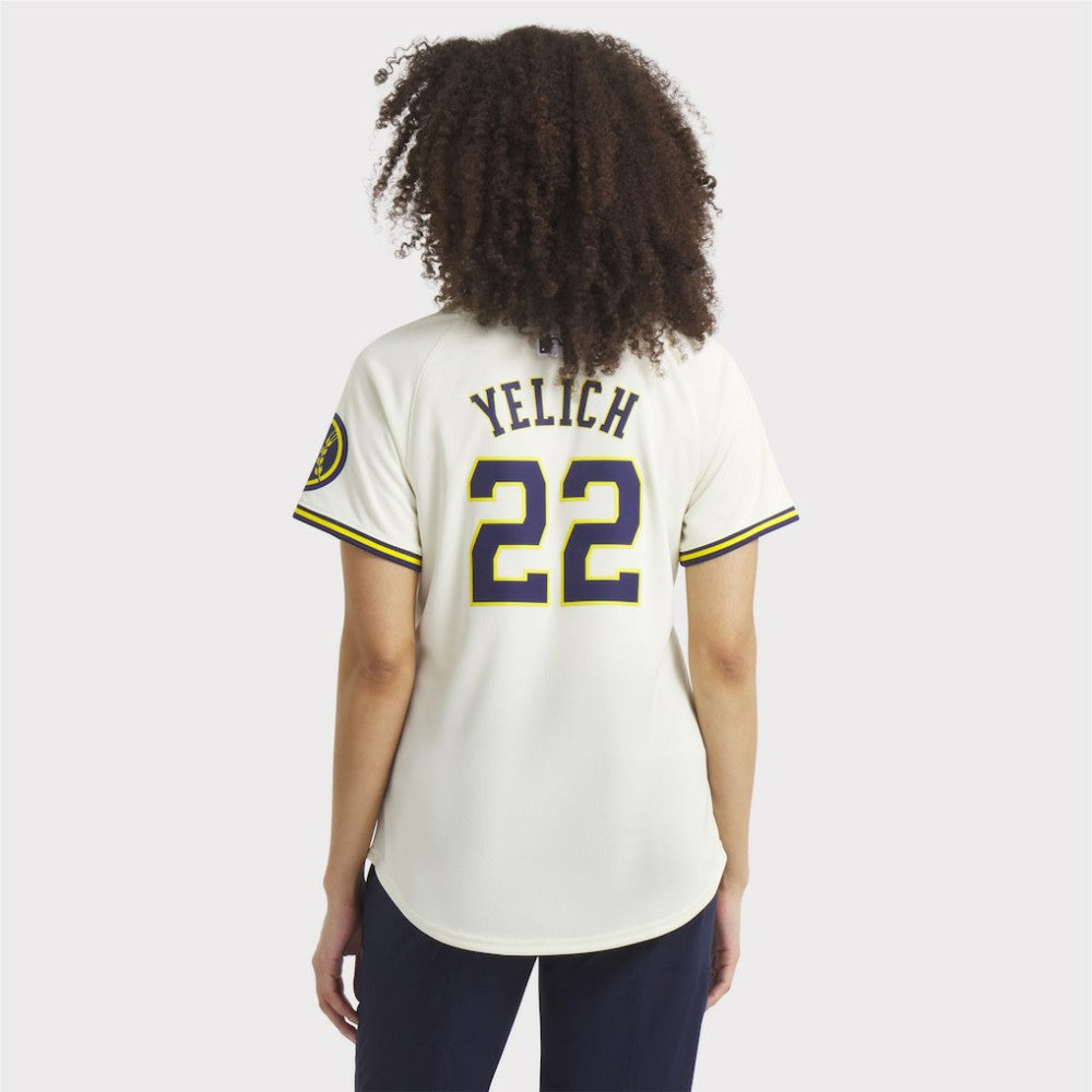 Christian Yelich Milwaukee Brewers Nike Women's Home Limited Player Jersey for sale