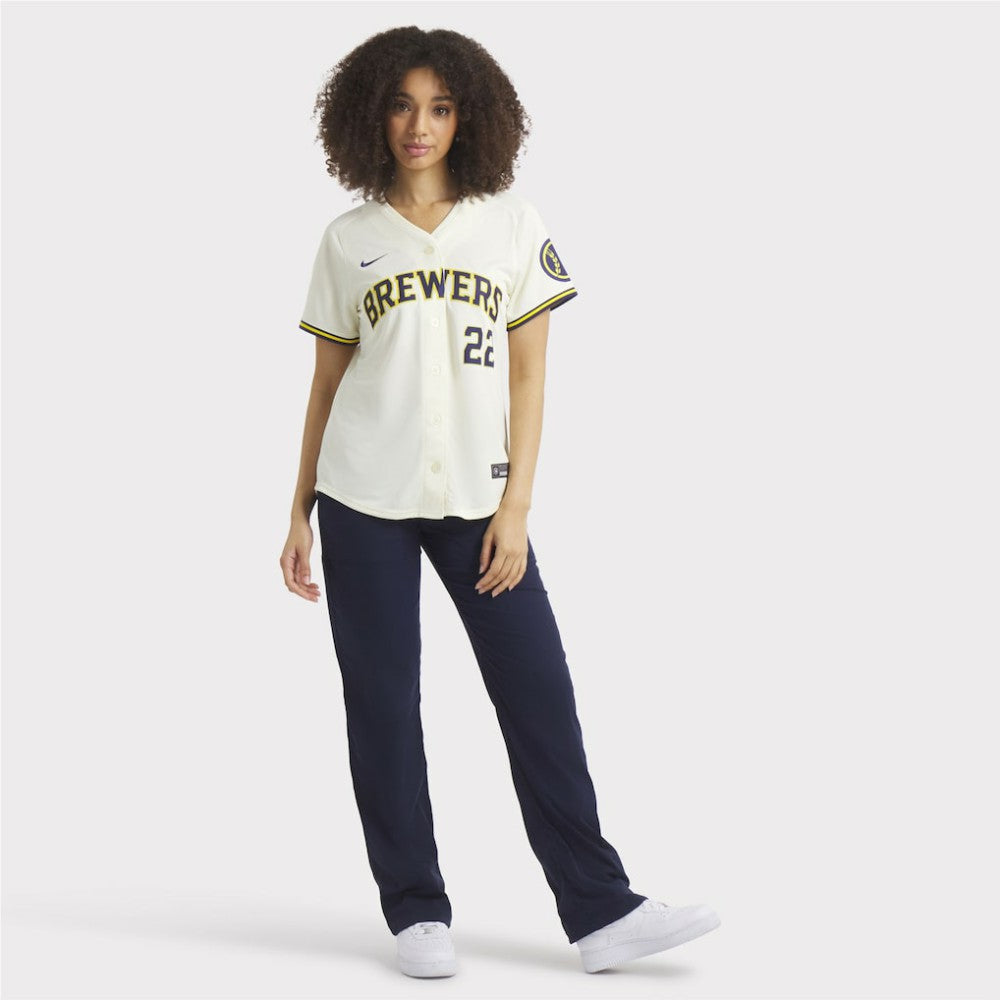Christian Yelich Milwaukee Brewers Nike Women's Home Limited Player Jersey for sale