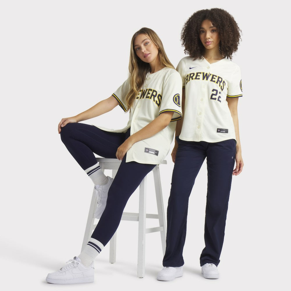 Christian Yelich Milwaukee Brewers Nike Women's Home Limited Player Jersey for sale