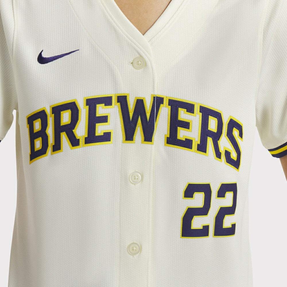 Christian Yelich Milwaukee Brewers Nike Women's Home Limited Player Jersey for sale