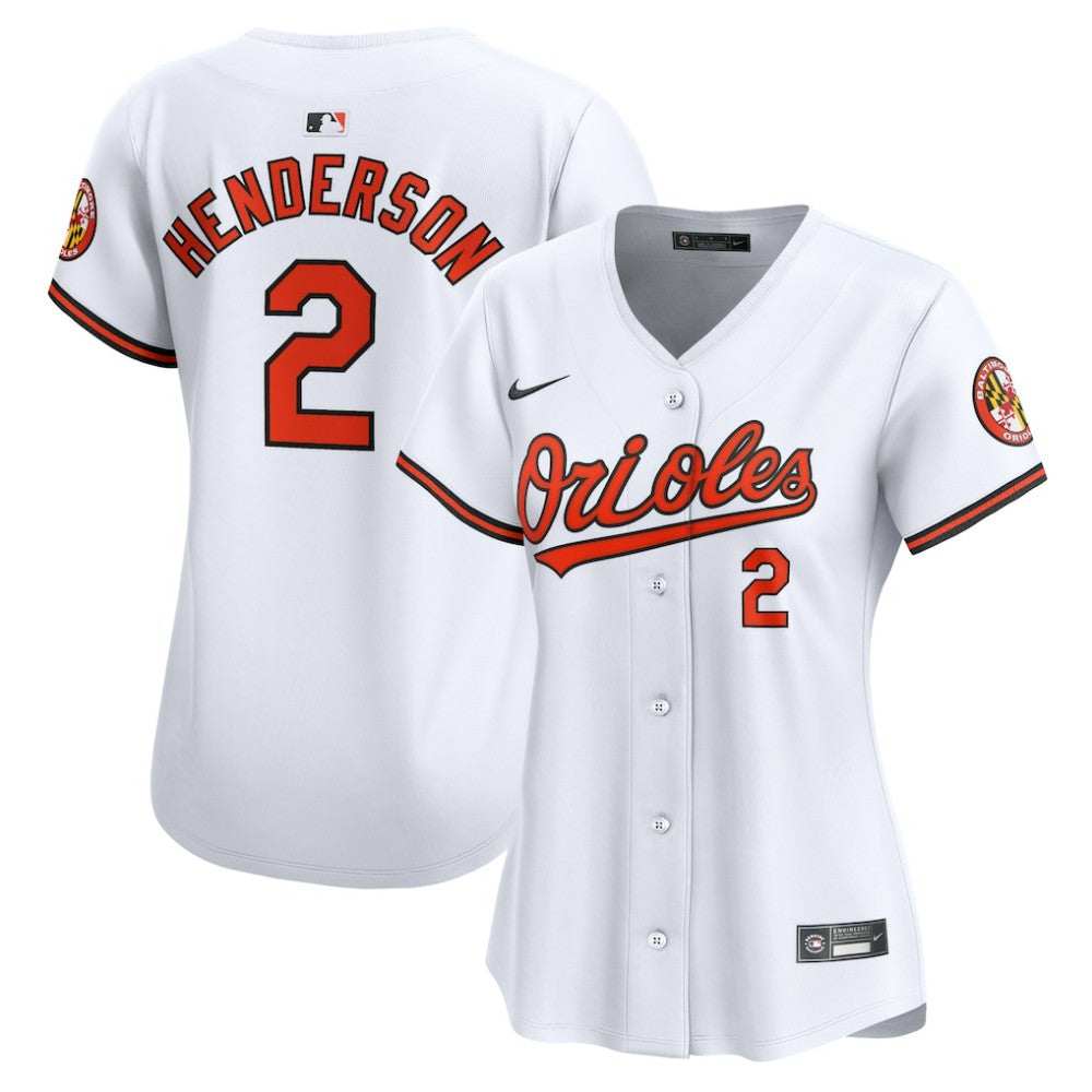 Gunnar Henderson Baltimore Orioles Nike Women's  Home Limited Player Jersey Outlet