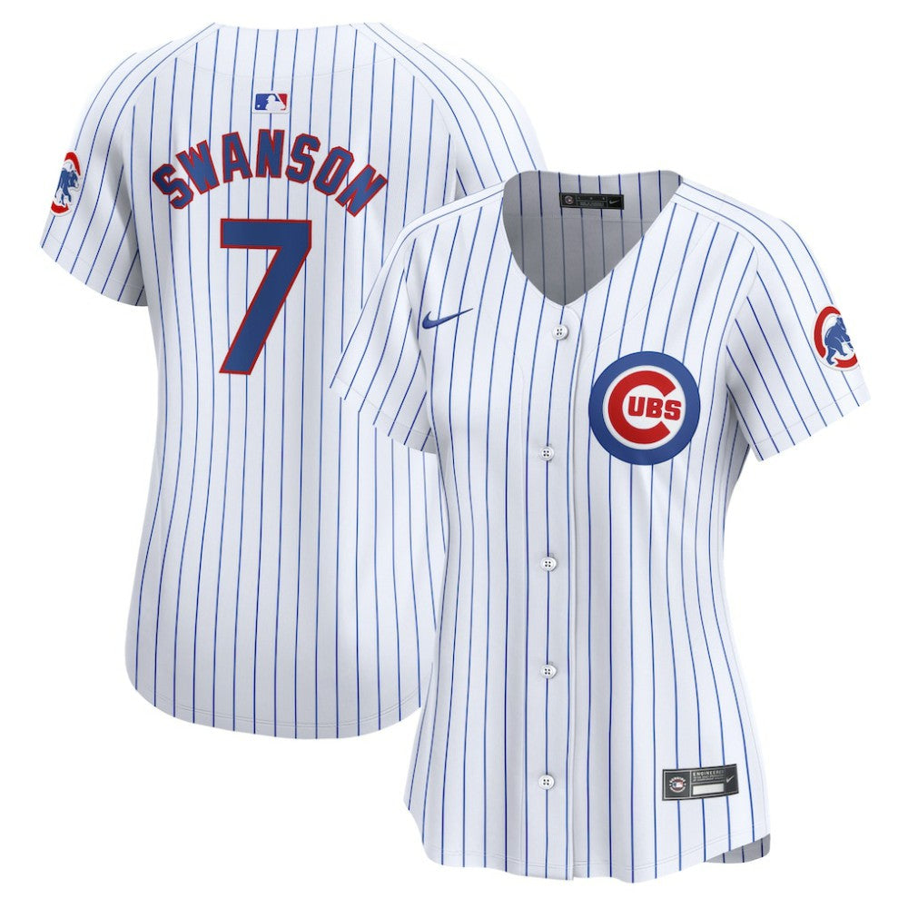 Dansby Swanson Chicago Cubs Nike Women's Home Limited Player Jersey Sale