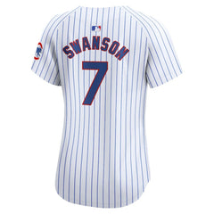 Dansby Swanson Chicago Cubs Nike Women's Home Limited Player Jersey Sale