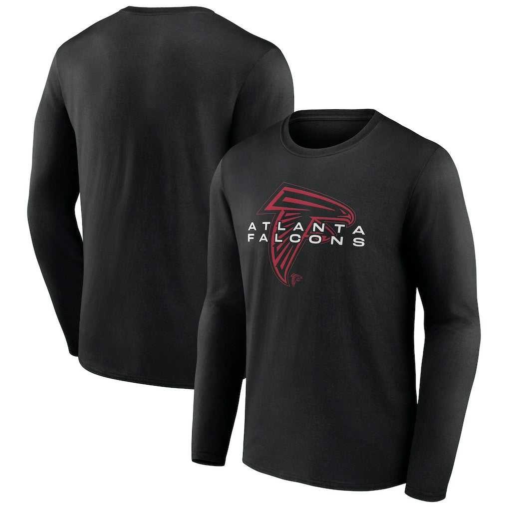Atlanta Falcons Advance to Victory Long Sleeve T-Shirt - Black - NFL