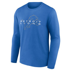 Detroit Lions Advance to Victory Long Sleeve T-Shirt - Blue - NFL