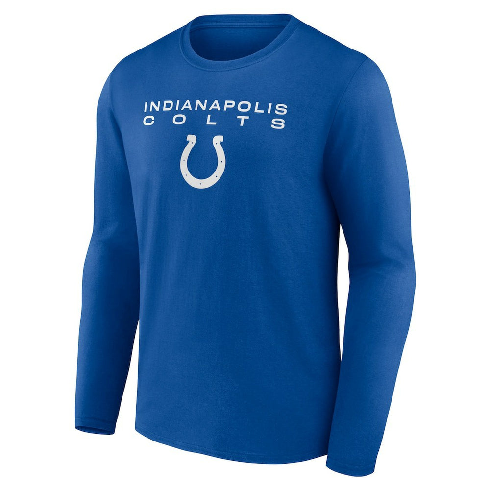 Indianapolis Colts Advance to Victory Long Sleeve T-Shirt - Royal - NFL