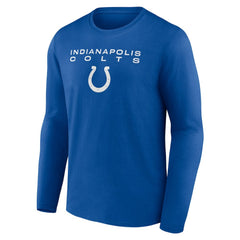 Indianapolis Colts Advance to Victory Long Sleeve T-Shirt - Royal - NFL