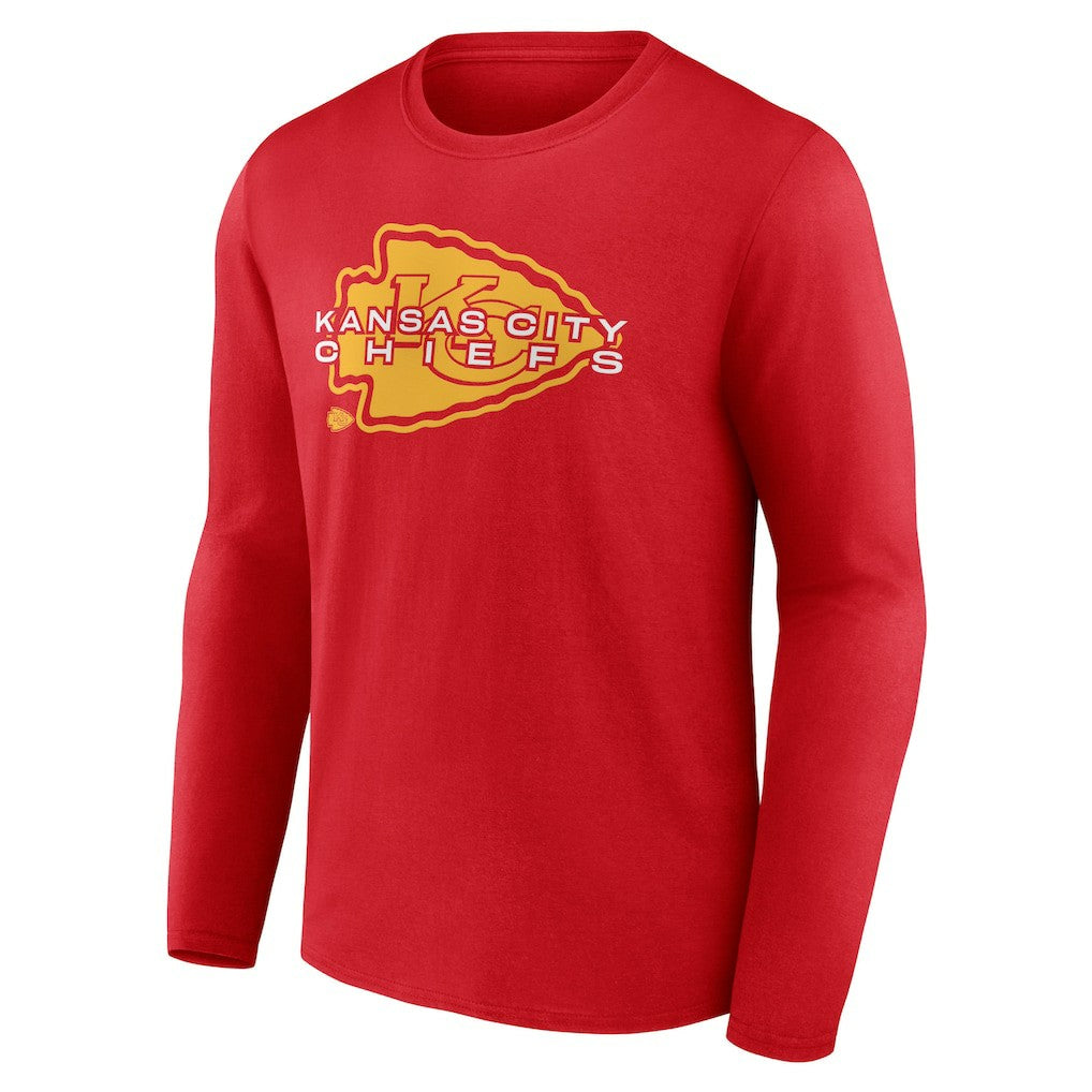 Kansas City Chiefs Advance to Victory Long Sleeve T-Shirt - Red - NFL