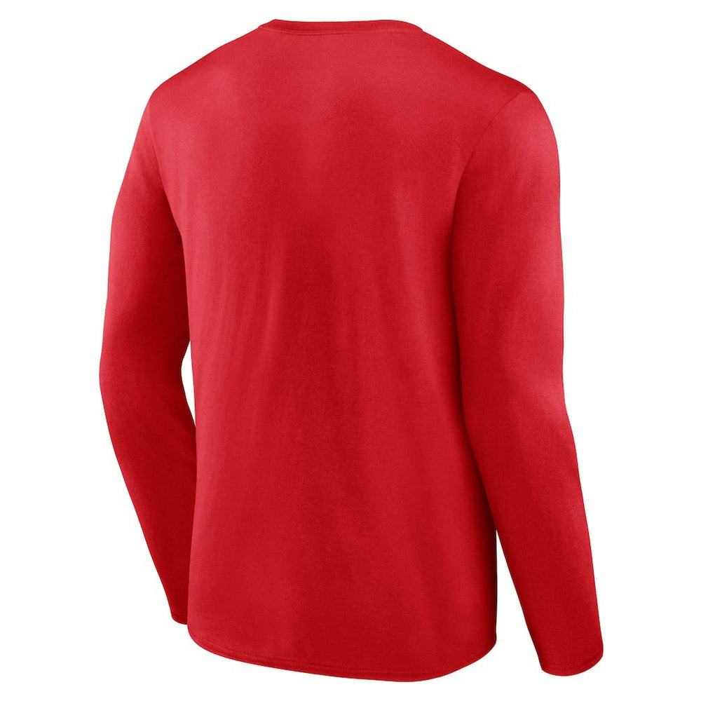 Kansas City Chiefs Advance to Victory Long Sleeve T-Shirt - Red - NFL
