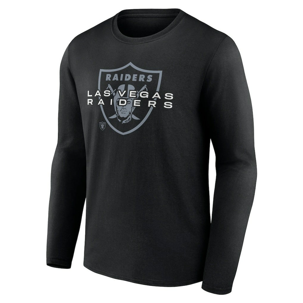Las Vegas Raiders Advance to Victory Long Sleeve T-Shirt - Black - NFL
