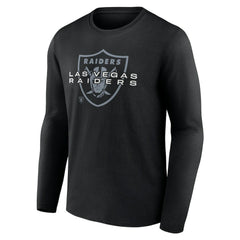 Las Vegas Raiders Advance to Victory Long Sleeve T-Shirt - Black - NFL