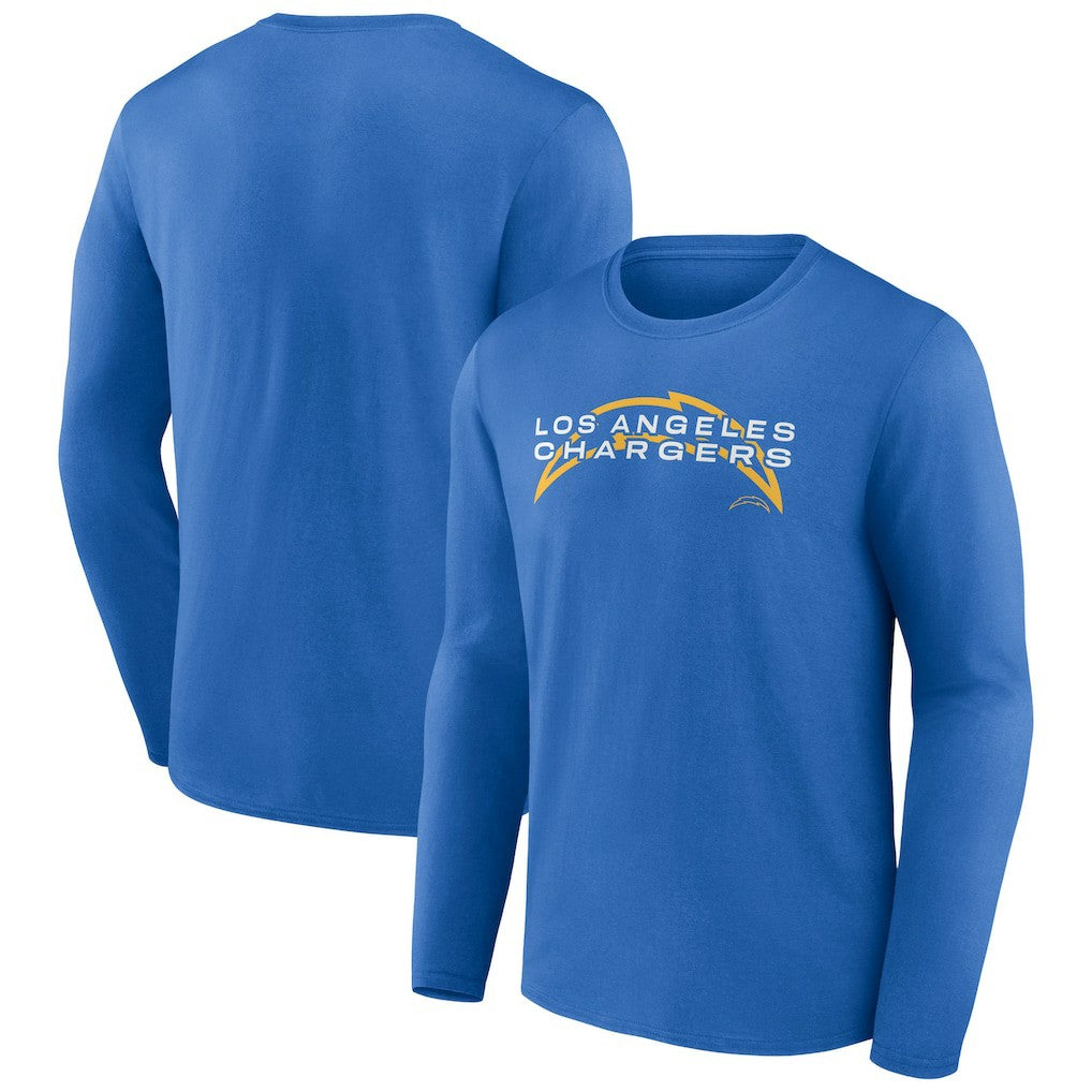 Los Angeles Chargers Advance to Victory Long Sleeve T-Shirt - Powder Blue - NFL