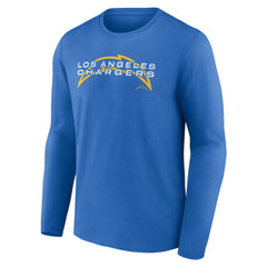 Los Angeles Chargers Advance to Victory Long Sleeve T-Shirt - Powder Blue - NFL
