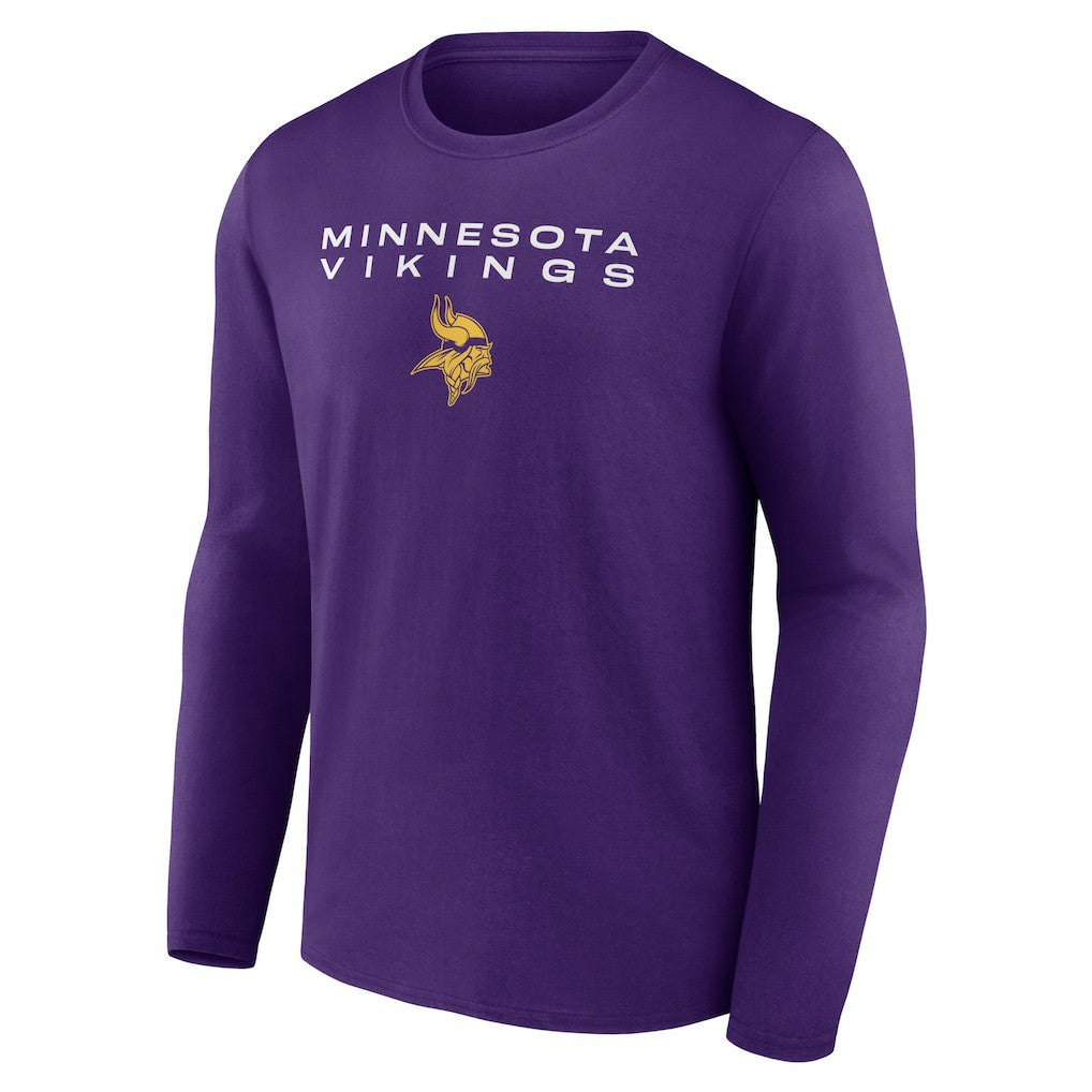 Minnesota Vikings Advance to Victory Long Sleeve T-Shirt - Purple - NFL