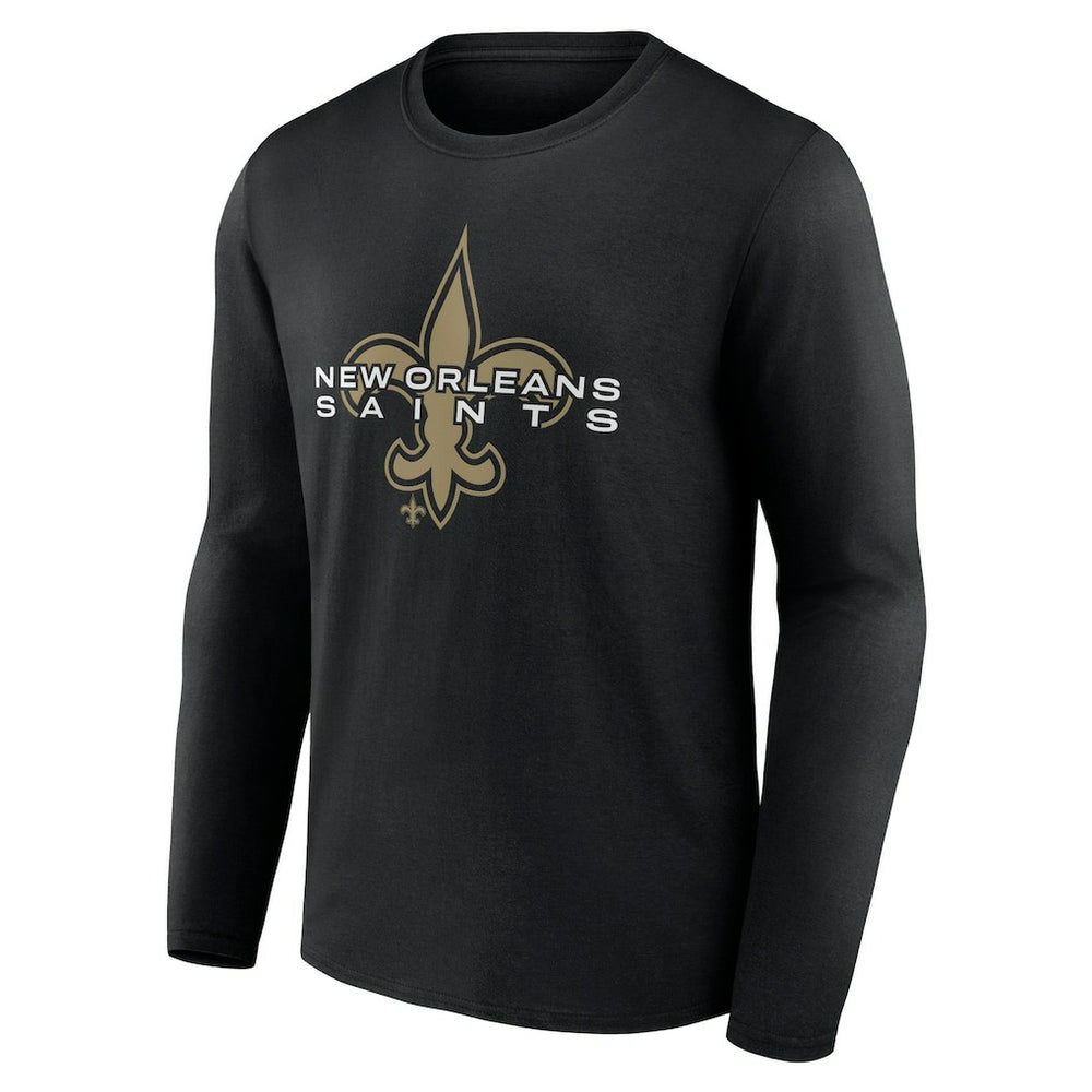 New Orleans Saints Advance to Victory Long Sleeve T-Shirt - Black - NFL
