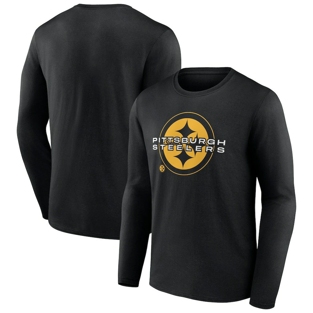 Pittsburgh Steelers Advance to Victory Long Sleeve T-Shirt - Black - NFL