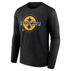Pittsburgh Steelers Advance to Victory Long Sleeve T-Shirt - Black - NFL