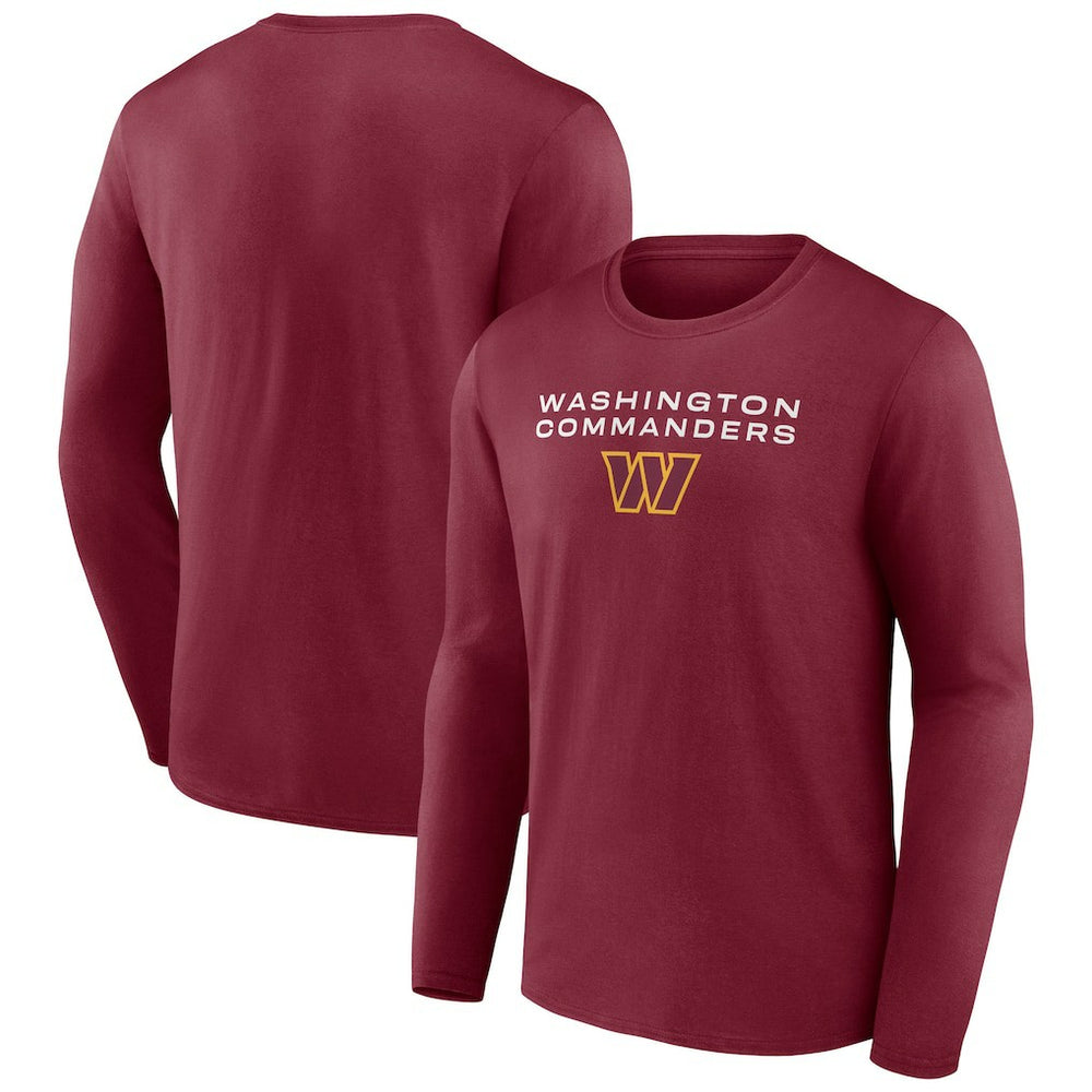 Washington Commanders Advance to Victory Long Sleeve T-Shirt - Burgundy - NFL
