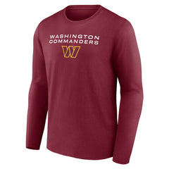 Washington Commanders Advance to Victory Long Sleeve T-Shirt - Burgundy - NFL
