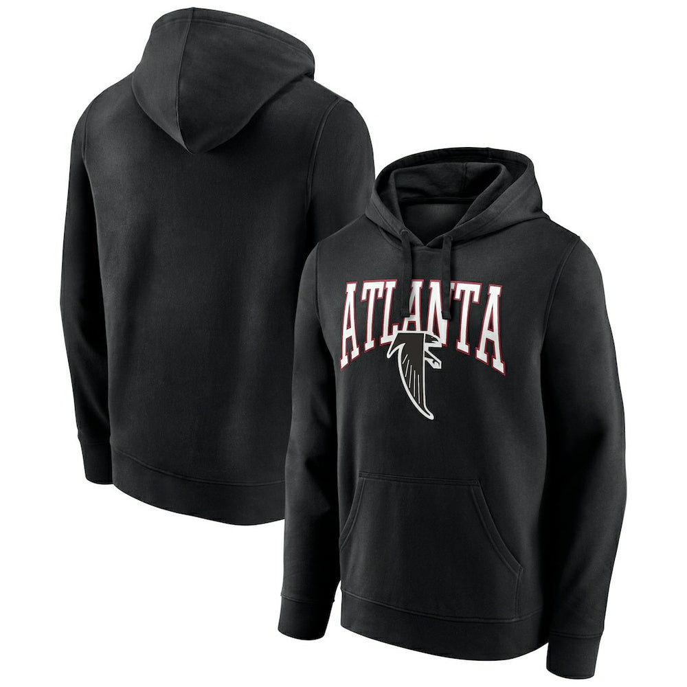Atlanta Falcons Gridiron Classics Campus Standard Pullover Hoodie - Black - NFL