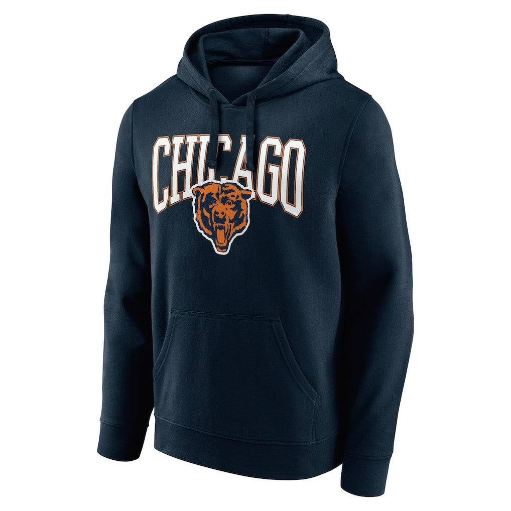 Chicago Bears Gridiron Classics Campus Standard Pullover Hoodie - Navy - NFL