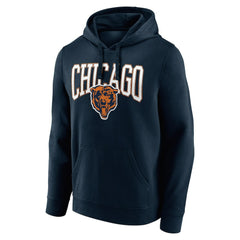 Chicago Bears Gridiron Classics Campus Standard Pullover Hoodie - Navy - NFL