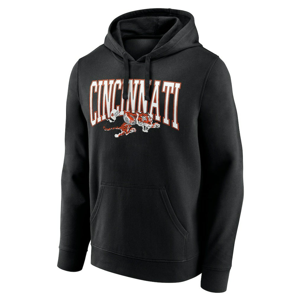Cincinnati Bengals Gridiron Classics Campus Standard Pullover Hoodie - Black - NFL