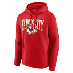 Kansas City Chiefs Gridiron Classics Campus Standard Pullover Hoodie - Red - NFL