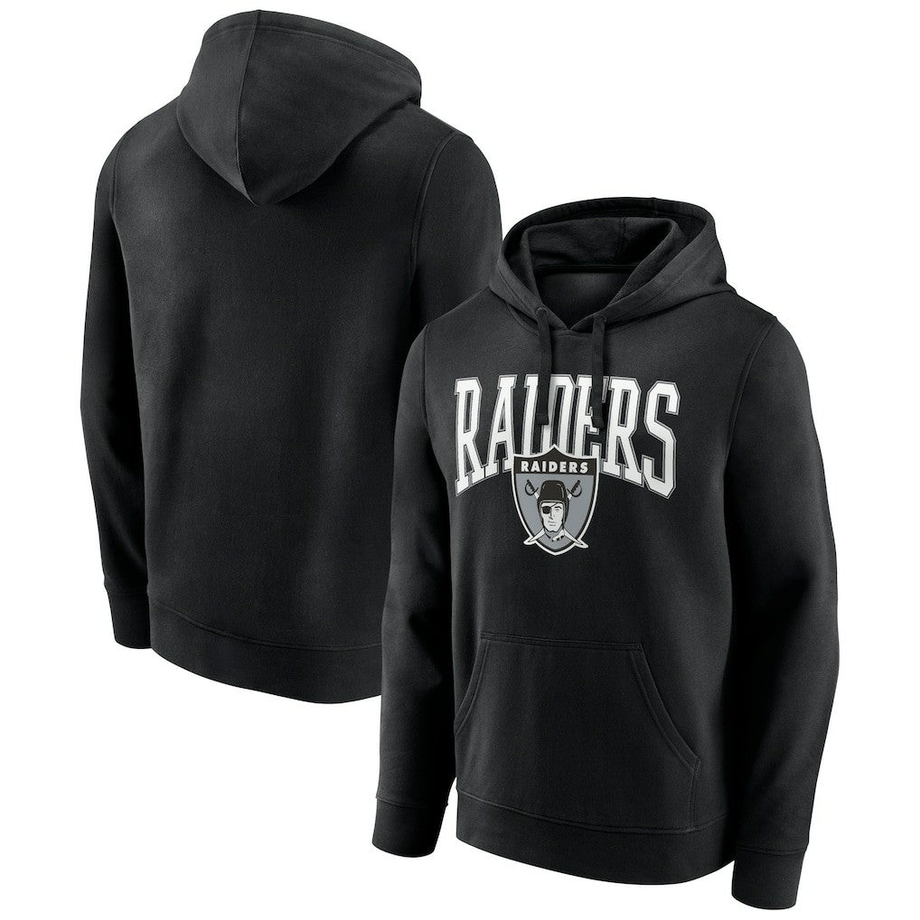 Las Vegas Raiders Gridiron Classics Campus Standard Pullover Hoodie - Black - NFL