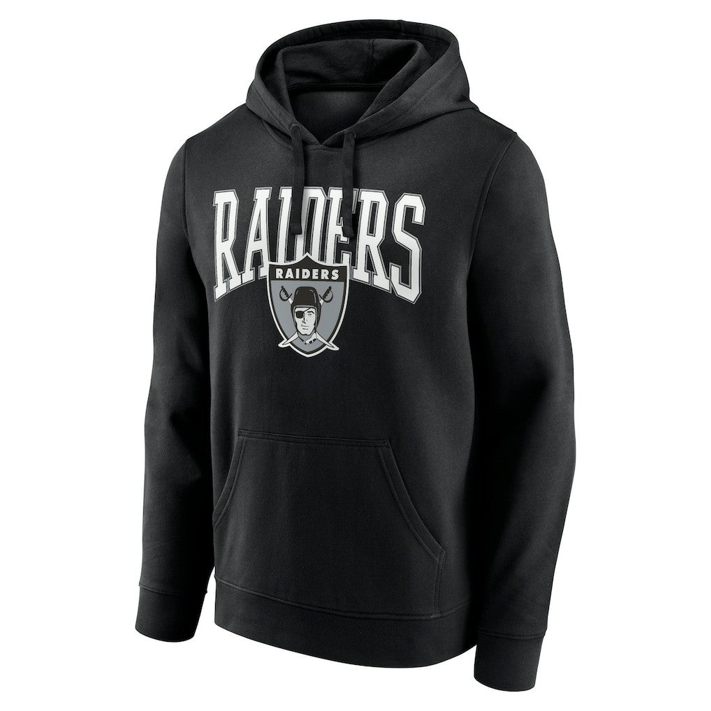 Las Vegas Raiders Gridiron Classics Campus Standard Pullover Hoodie - Black - NFL