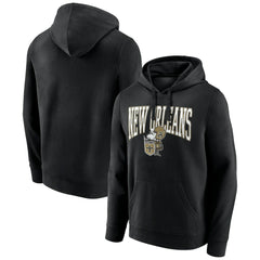 New Orleans Saints Gridiron Classics Campus Standard Pullover Hoodie - Black - NFL