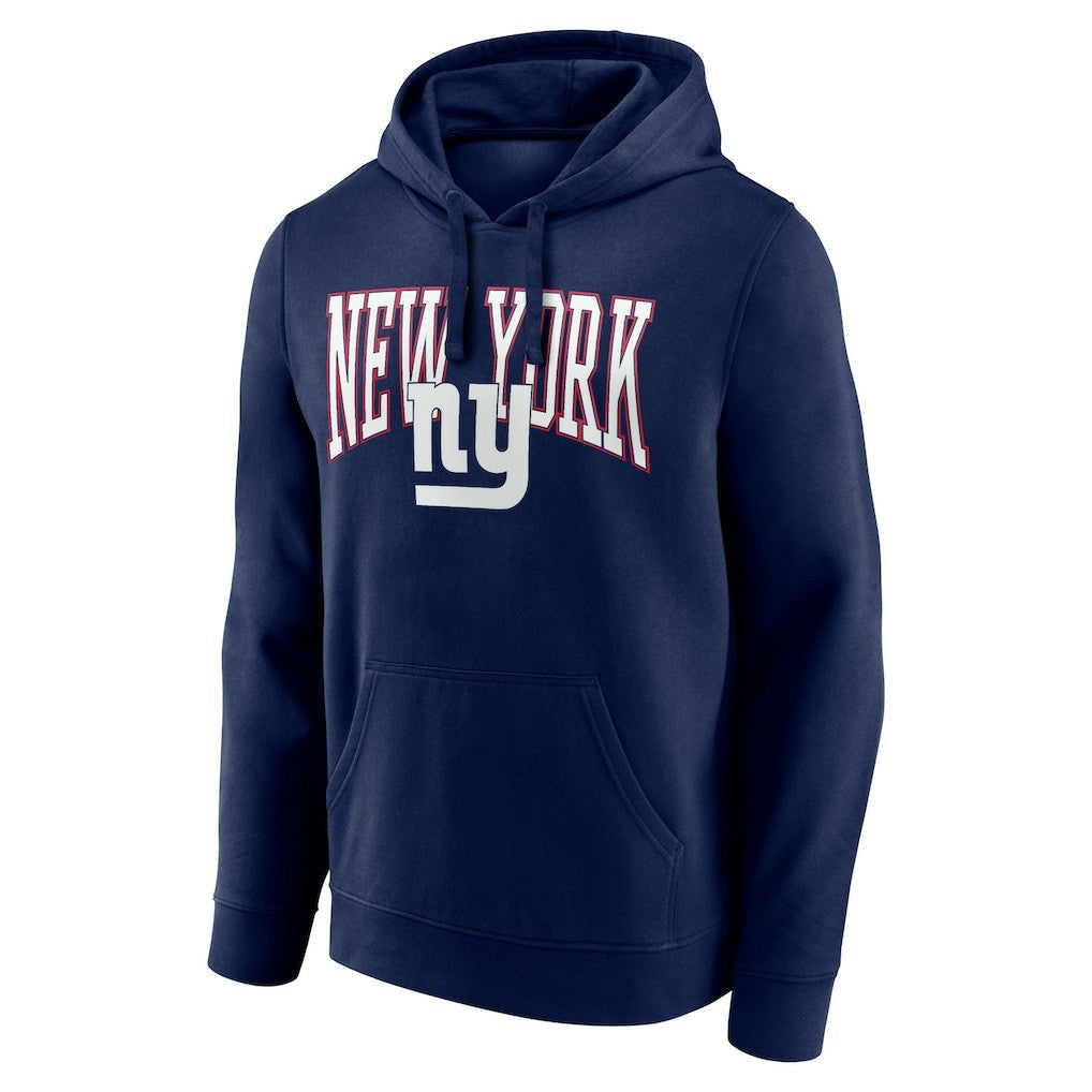 New York Giants Gridiron Classics Campus Standard Pullover Hoodie - Navy - NFL