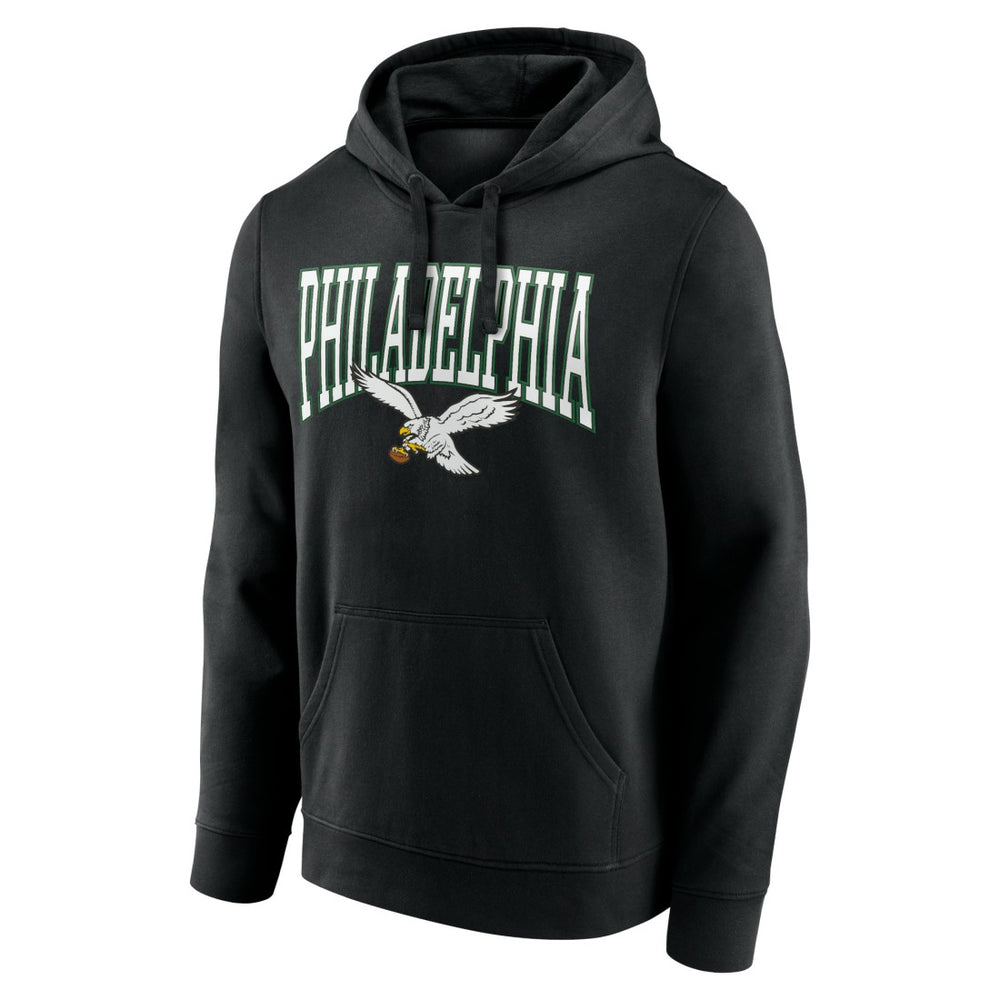 Philadelphia Eagles Gridiron Classics Campus Standard Pullover Hoodie - Black - NFL