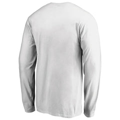 San Francisco 49ers Team Lockup Long Sleeve T-Shirt - White - NFL
