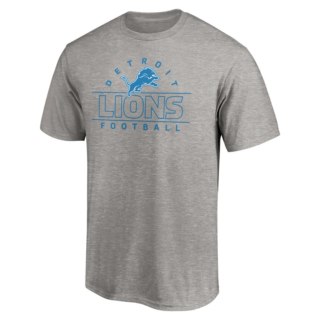 Detroit Lions Dual Threat T-Shirt - Heather Gray - NFL