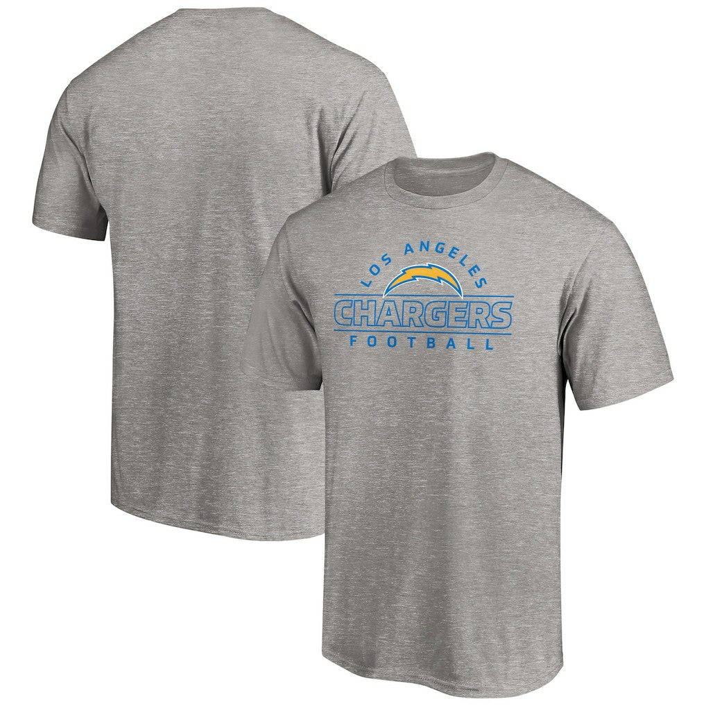Los Angeles Chargers Dual Threat T-Shirt - Heather Gray - NFL