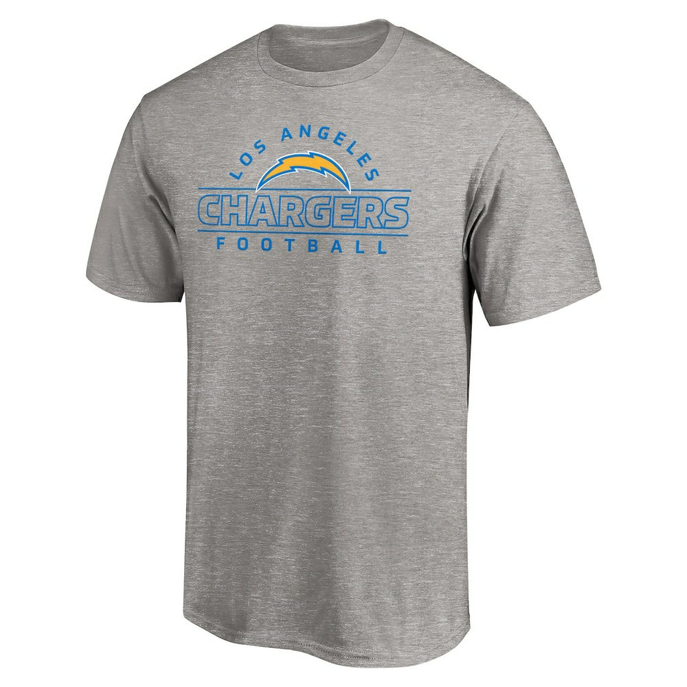 Los Angeles Chargers Dual Threat T-Shirt - Heather Gray - NFL
