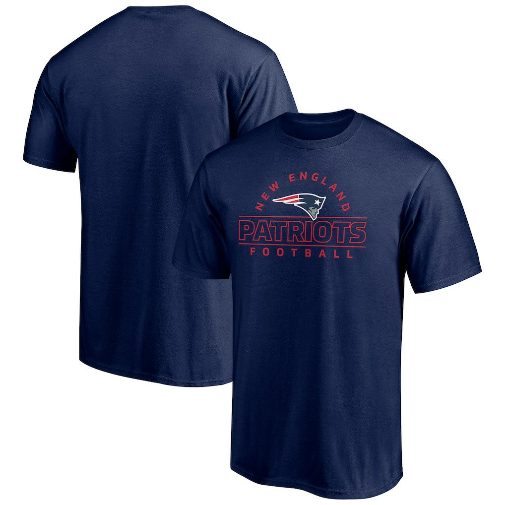 New England Patriots Dual Threat T-Shirt - Navy - NFL