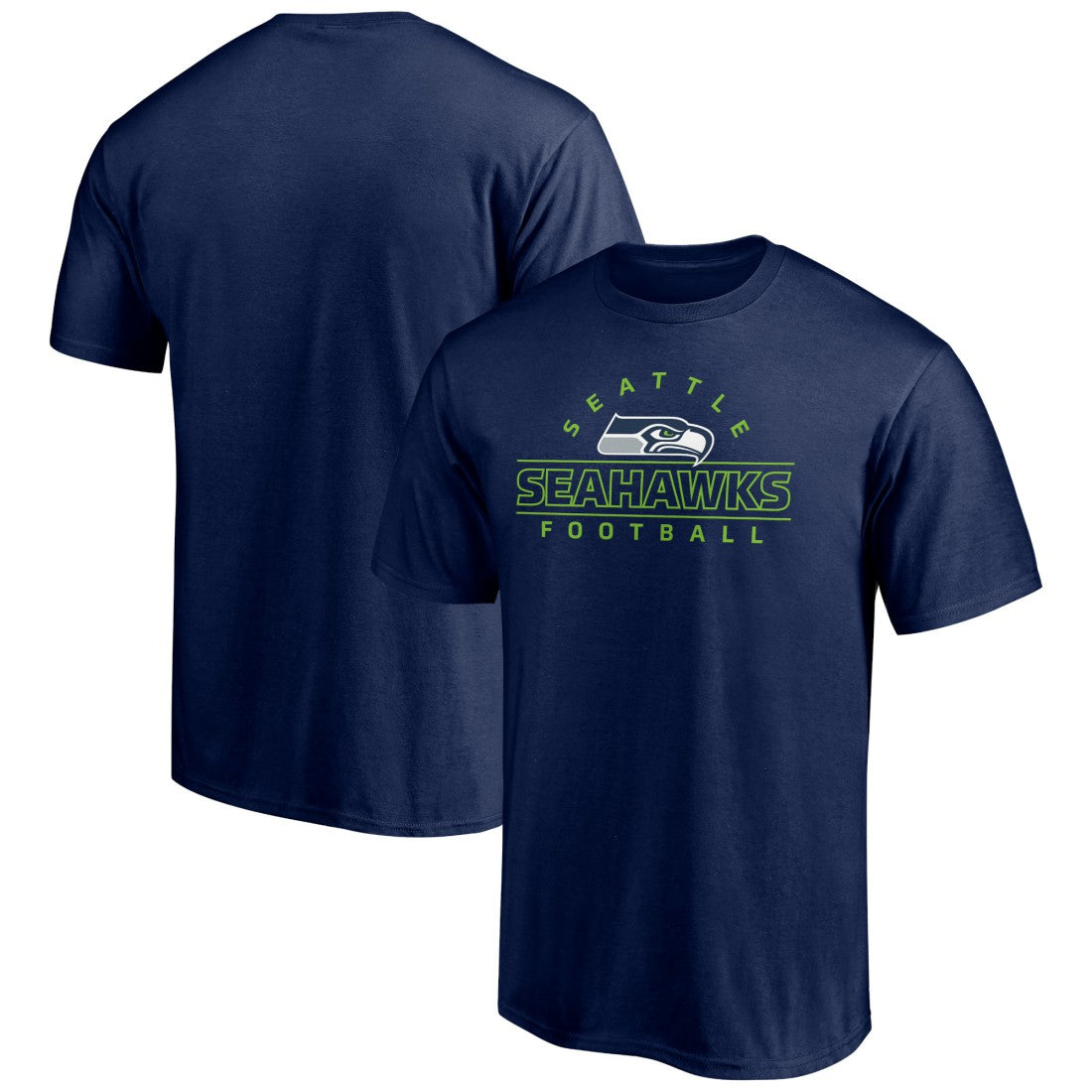 Seattle Seahawks Dual Threat T-Shirt - College Navy - NFL
