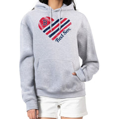 Boston Red Sox G-III 4Her by Carl Banks Women's Heart Fleece Pullover Hoodie Online