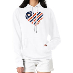 Houston Astros G-III 4Her by Carl Banks Women's Heart Fleece Pullover Hoodie for sale