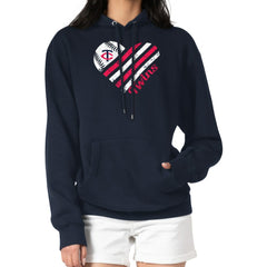 Minnesota Twins G-III 4Her by Carl Banks Women's Heart Fleece Pullover Hoodie Near Me