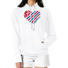 Philadelphia Phillies G-III 4Her by Carl Banks Women's Heart Fleece Pullover Hoodie Sale