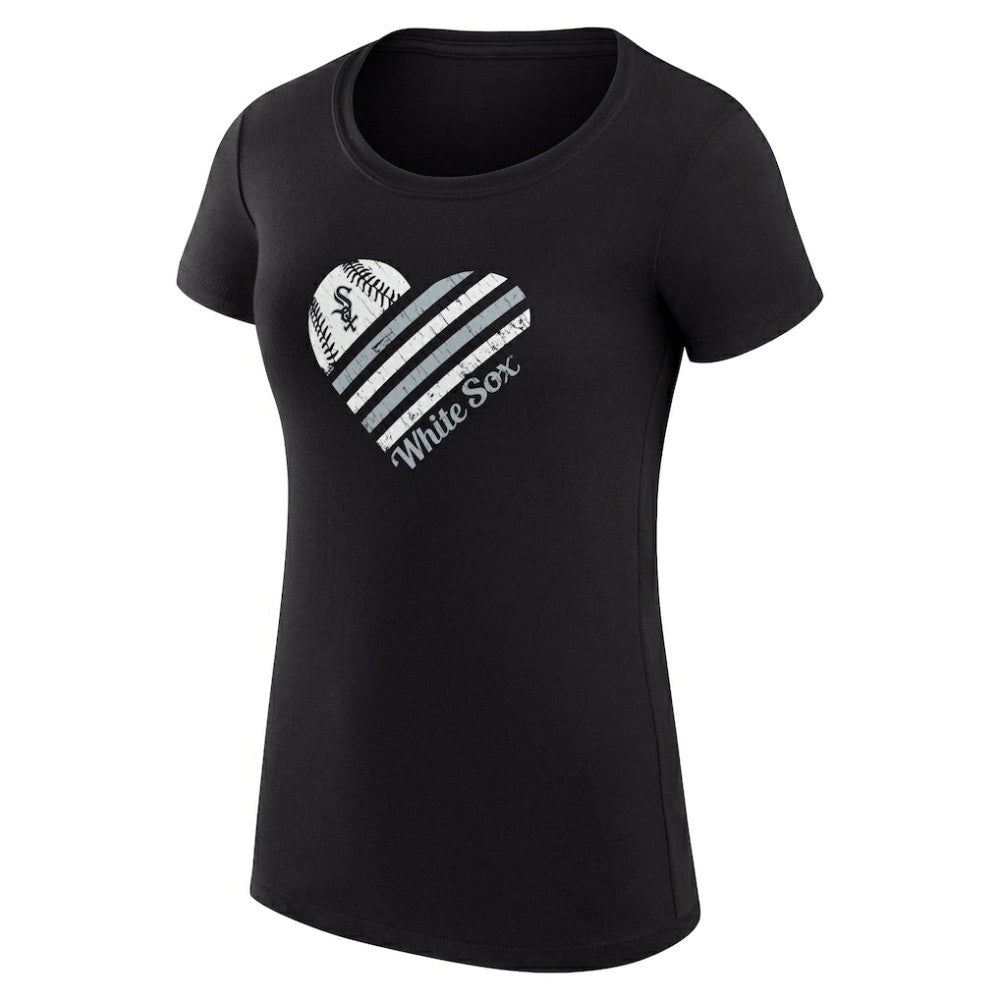 Chicago White Sox G-III 4Her by Carl Banks Women's Super-Slim Fit Lightweight Heart Graphic T-Shirt Near Me
