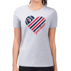 Cleveland Guardians G-III 4Her by Carl Banks Women's Super-Slim Fit Lightweight Heart Graphic T-Shirt Sale